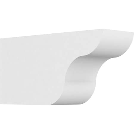 Ekena Millwork Standard Carmel Architectural Grade PVC Rafter Tail, 4"W X 6"H X 12"L RFTP04X06X12CAR